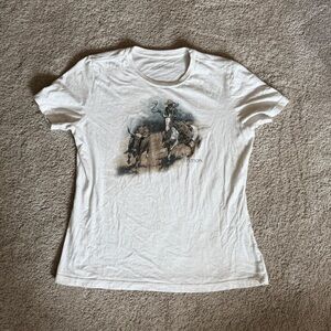 Stetson Cream Cowboy Graphic Tee